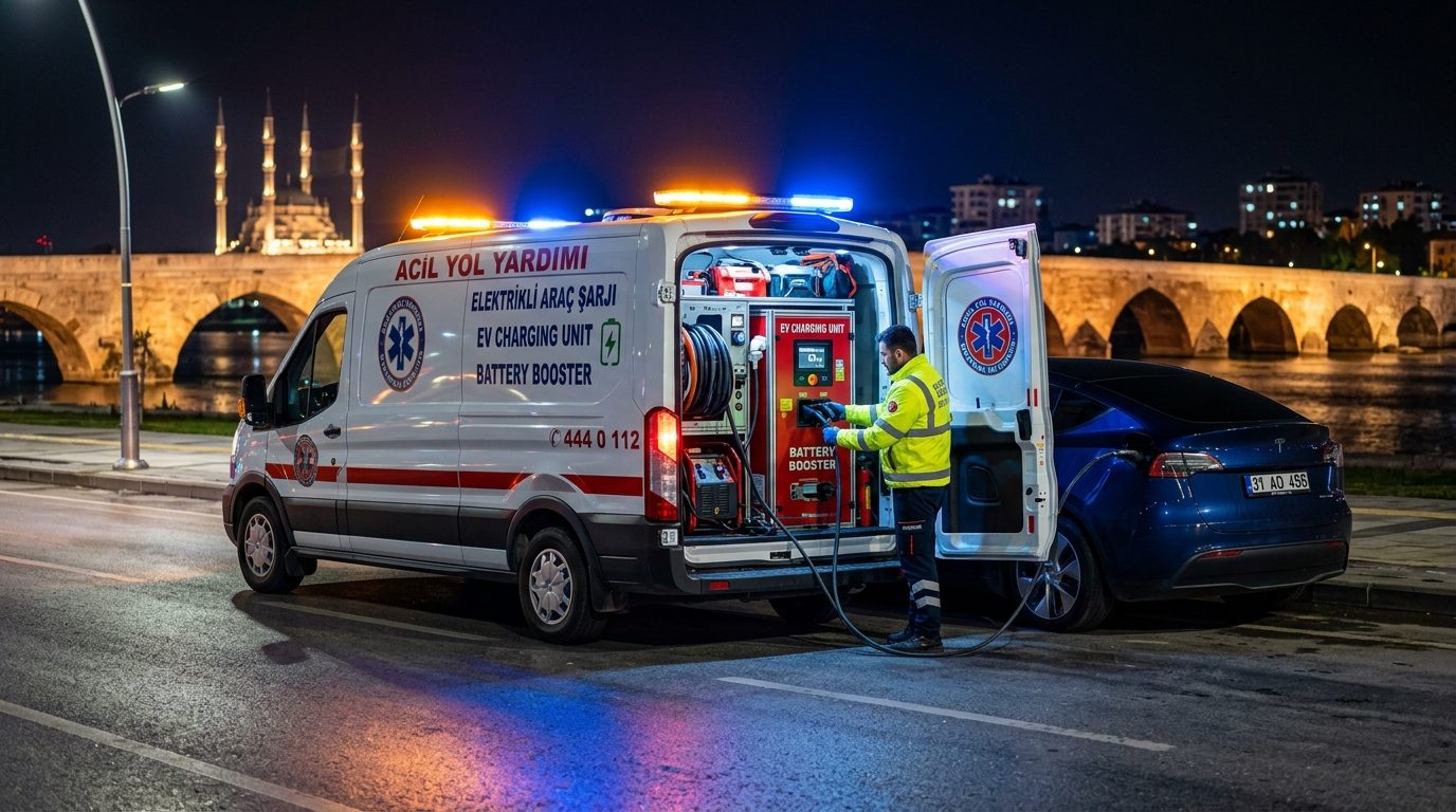Adana 7/24 Akü Takviye ve Mobil Şarj Acil Servis Aracı